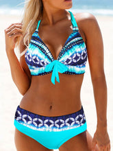 Women's Swimsuits Print Halter Bikini Two-Piece Swimsuit Sai Feel